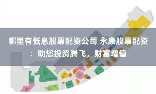 哪里有低息股票配资公司 永康股票配资：助您投资腾飞，财富增值